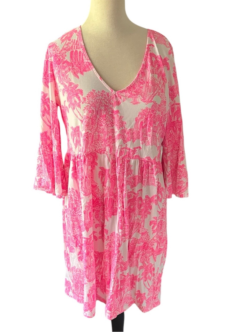 Lilly Pulitzer size large Jannie 3/4 sleeve dress